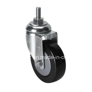 Customized Request for Threaded Swivel PU Caster Z5734-67 Edl Medium 4" 110kg