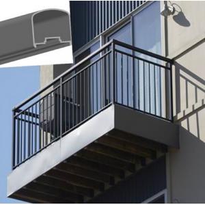 China Outdoor Aluminum Hand Railings For stairs , exterior hand railings supplier