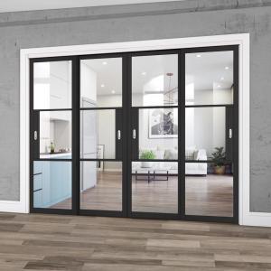 Interior Commercial Aluminum Sliding Glass Doors