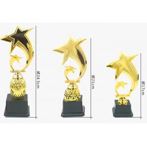 China Custom Logo Plastic Trophy Cup With Star Design Three Sizes Optional supplier