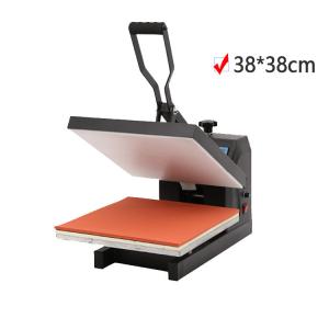 China Manual 38 x 38cm Heat Press Machines For Customized T-Shirt supplier