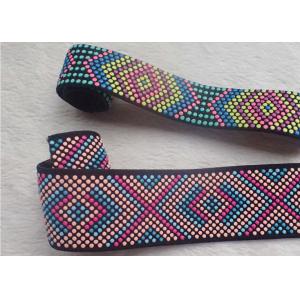 China Customized Silicone Dots Jacquard Elastic Band Colorful Printed OEKO SGS BV supplier