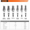 China Thread Size M 14 x 1.25 R Iridium Spark Plug For INFINITI 1884111051 S200I 2 Engine wholesale