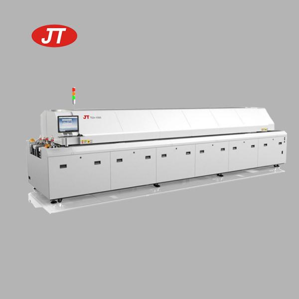 Máquina de horno de reflujo JT sin plomo JTR-1000 Máquina de producción de soldadura de reflujo de 10 zonas