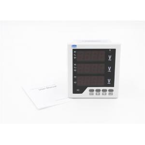 AC 220V Digital Panel Meter 3 Phase 3 Wire Automated Control For Volt Measurement