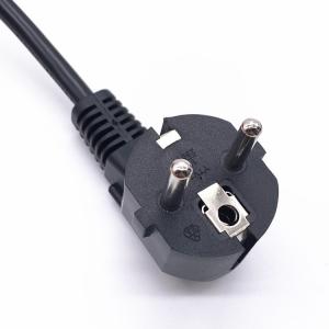 Customized KC Korea Power Cord -25°C To 60°C 3 Prong 10A For Home Appliance