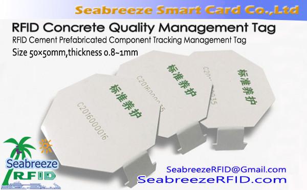 RFID Cement Tracking Management Tag, RFID Concrete Quality Management Tag