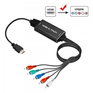 6ft 4K HDMI Cable to YPBPR RGB + R/L Video Component Converter Adapter