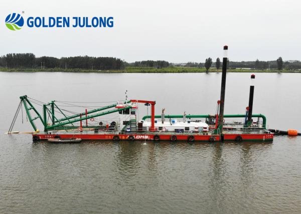 18 m Dredging Depth JLCSD650 Cutter Suction Dredger Mud Dredger With Sharp Cutter Teeth For Hard Materials