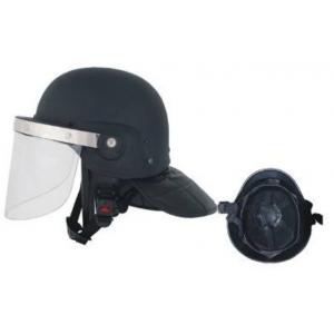 China PC / ABS Riot Control Equipment Tactical Anti Riot Helmet supplier