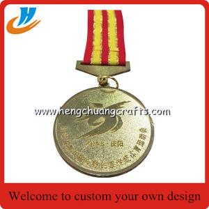 Gold medals medallion with custom,physical culture sports gold medals