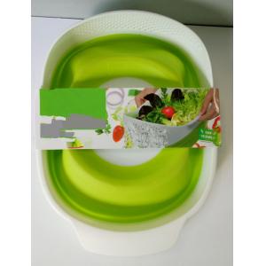 China FB121884 for wholesales food-grade save place collapsible colander supplier