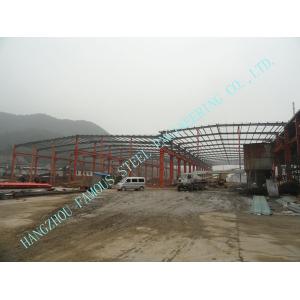 Prefab 78 X 96 Multispan Light Industrial Steel Buildings ASTM Storage House Coated