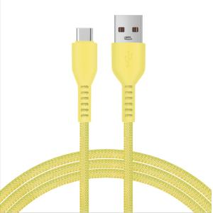 China 6.6ft/2M Extra Long Braided Silicone USB Cable Customized OEM Support Universal Compatibility wholesale