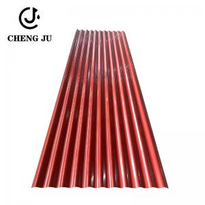 China 600-1500mm Colored Galvanized Steel Sheets S350 Aluzinc Corrugated Roofing Sheets supplier