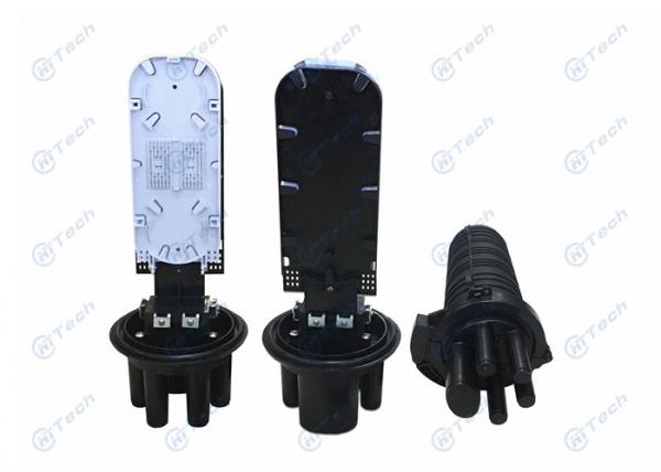 6 Round Port Fiber Optic Cable Joint Box Dimension Φ168× 433.5mm Inside ABS