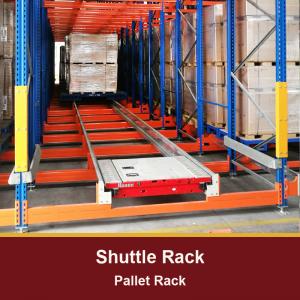 Radio Shuttle Racking Warehouse Storage Racking Pallet Runner Rack Shuttle Racking