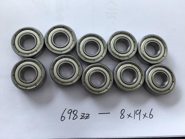 MINIATURE BALL BEARINGS 698 ZZ