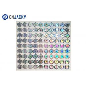 China Adhesive Sticker Smart Card Material , Holographic 3D Lithography Dot Matrix Labels supplier