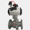 China CE DN500 Flanged Ball Valve , Air Actuated Ball Valve For Pneumatic Actuator wholesale