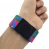 Custom Printing RFID Chip Wristband Fabric Elastic For Theme Park 13.56 Mhz