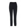 China Stretchy Long Womens Slim Leg Trousers Plain Dye Polyester And Spandex Fabric wholesale