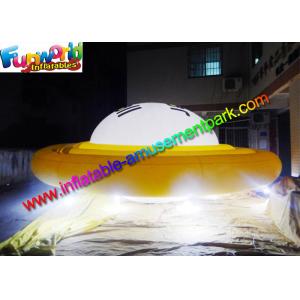 China Advertising Inflatables UFO Helium Balloon With LED Lighting Decoration supplier
