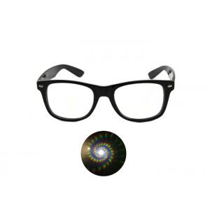 Spiral Ultimate 3D Diffraction Glasses Clear Rave Prism Grating Glasses Rainbow Firework Spirals