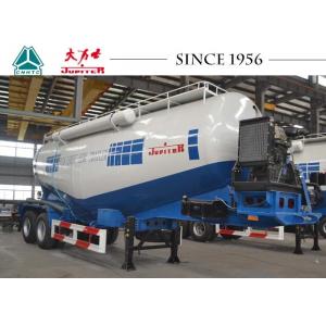 30 CBM Cement Bulker Trailer , Bulk Cement Truck With High Efficiency