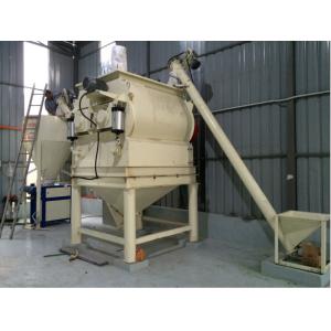 4 - 5T/H Semi Automatic Dry Mix Mortar Production Line Twin Shaft Paddle Mixer