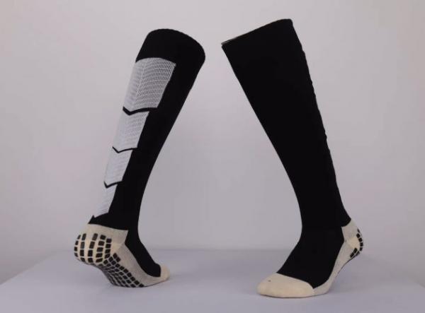Athletic Terry Thermal Non Slip Grip Socks Long Length For Adult Basketball