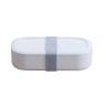 China Leak-proof On-the-go Lunch Bento Box with Adjustable Divider and Customized Logo wholesale