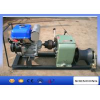 China Axle Bar Driven Gas Powered Capstan Winch , 3 Ton Electric Cable Hoist Winch on sale