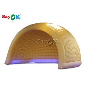 Inflatable Yard Tent ROHS Amusement Parks 6m LED Inflatable Air Dome Tent