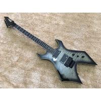 B.C.RICH custom guitar Black Floyd rose Quilted maple body with EMG active pickups Ebony fretsboard colorized MOP inlay