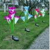 IP65 Waterproof Lily Flower Solar Light 4 Pack For Garden Decoration