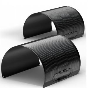China Fiberglass Flexible Solar Panel Thin Film Solar Cell 100 Watt For RV supplier