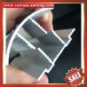 China high quality aluminum Buckle Snap Connector profile for pc hollow polycarbonate sheets wholesale