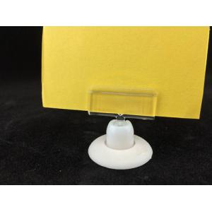 China Clear Plastic Clip Sign Holders Display / Price Tag Holder Clip For Store wholesale