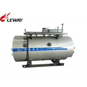 China Horizontal 1.5 Ton Steam Heat Boiler , Fuel Oil Fired Boilers PLC Automatic Control supplier