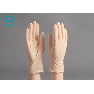 100% Natural Latex Material Cleanroom Gloves Micro Textured Surface