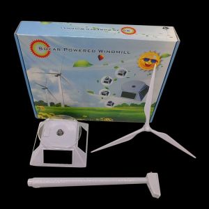 China Mini DIY Entertainment Solar Powered Eco-friendly Solar Toy Educational Garden Windmill Toy Novelty and Gag Toys wholesale