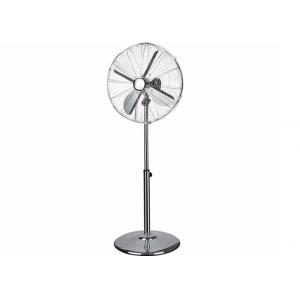 220V 60Hz Retro Floor Fan 2 Round Pin Plug Left And Right Oscillating For Home / Gyms