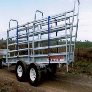 China Australian Galvanized Cattle Loading Ramp / Mobile Cattle Loading Ramp Easy Installing supplier