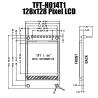 China 1,44 el panel del módulo de la pulgada 128x128 TFT con el regulador Board del LCD wholesale
