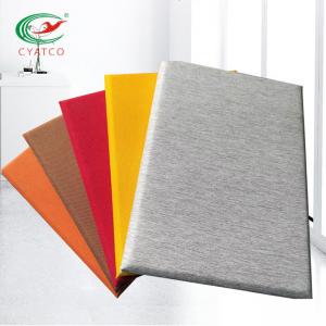 Thickness 50mm Fabric Acoustic Panel Sound Absorbing Fireproof