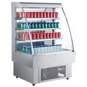 China Vertical 380L Hypermarket Multideck Display Fridge on sale