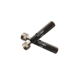 水力管のスレッド検査ツール 1-2"-14 NPTスレッドプラグパイプフィッティング検査のためのスレッドプラグ計数 複数のサイズを含む