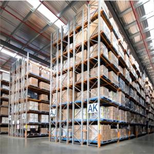 China Capacidad de carga Solución de almacenamiento recubierta en polvo para pallets de doble estantería profunda wholesale