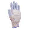 China 13 Gauge Polyester PU Palm Coated Gloves with Zebra Design wholesale